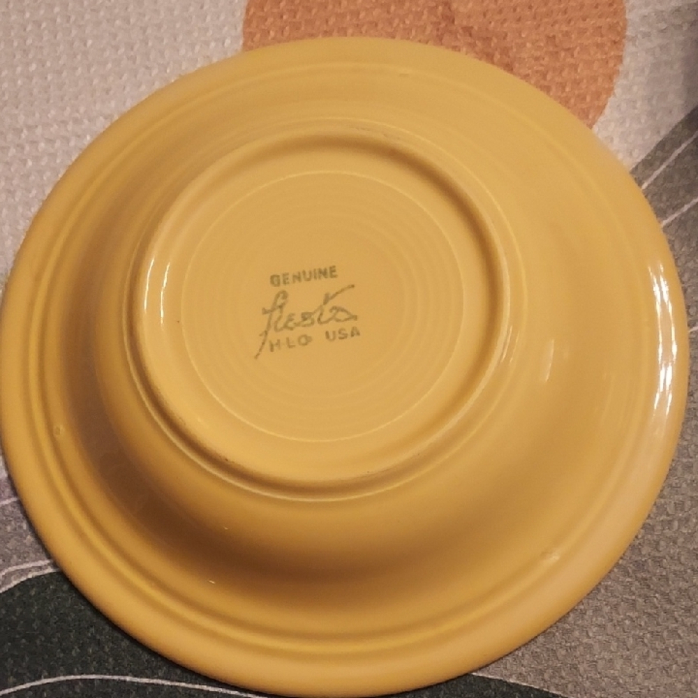 Fiesta Yellow Vintage Soup Bowl